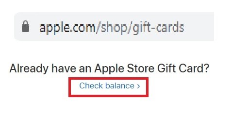 Apple Gift Card Balance Check Online 