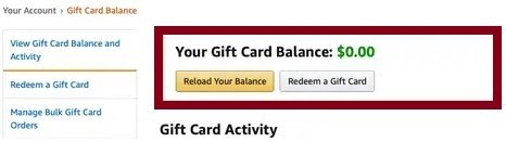 How To Check Amazon Gift Card Balance Online 