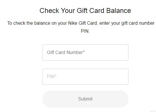 How To Check Nike Gift Card Balance Online 